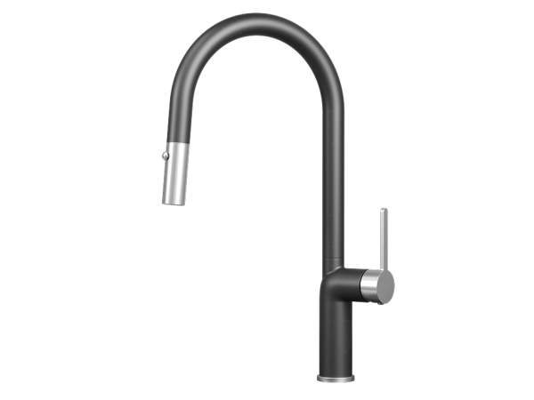 Смеситель для кухни GRANULA (9010, ШВАРЦ)