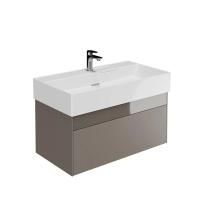 Тумба LOGICA подвесная 2 ящика 90 см, песчаный