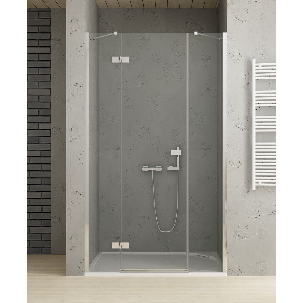 Дверь в нишу NEW TRENDY REFLEXA PLUS L 110x200 EXK-1284/EXK-0001 (хром)