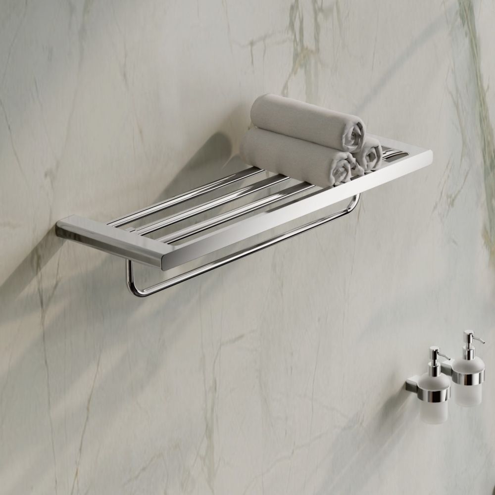 Полка для полотенец BELZ B90624, хром