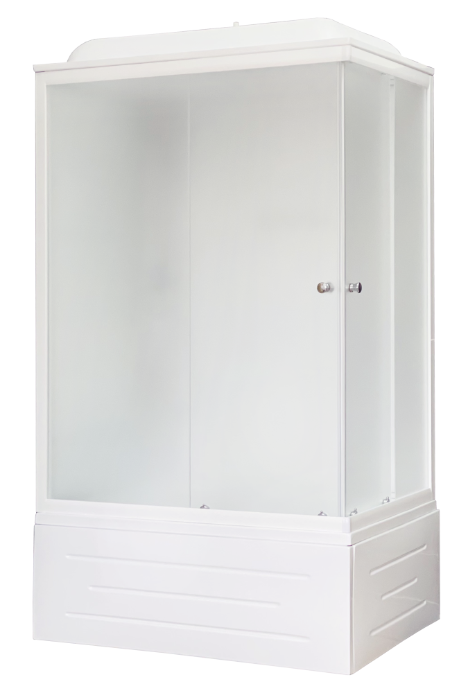 Душевая кабина Royal Bath  RB 8100BP5-WC (белое/матовое) левая, артикул RB8100BP5-WC-L