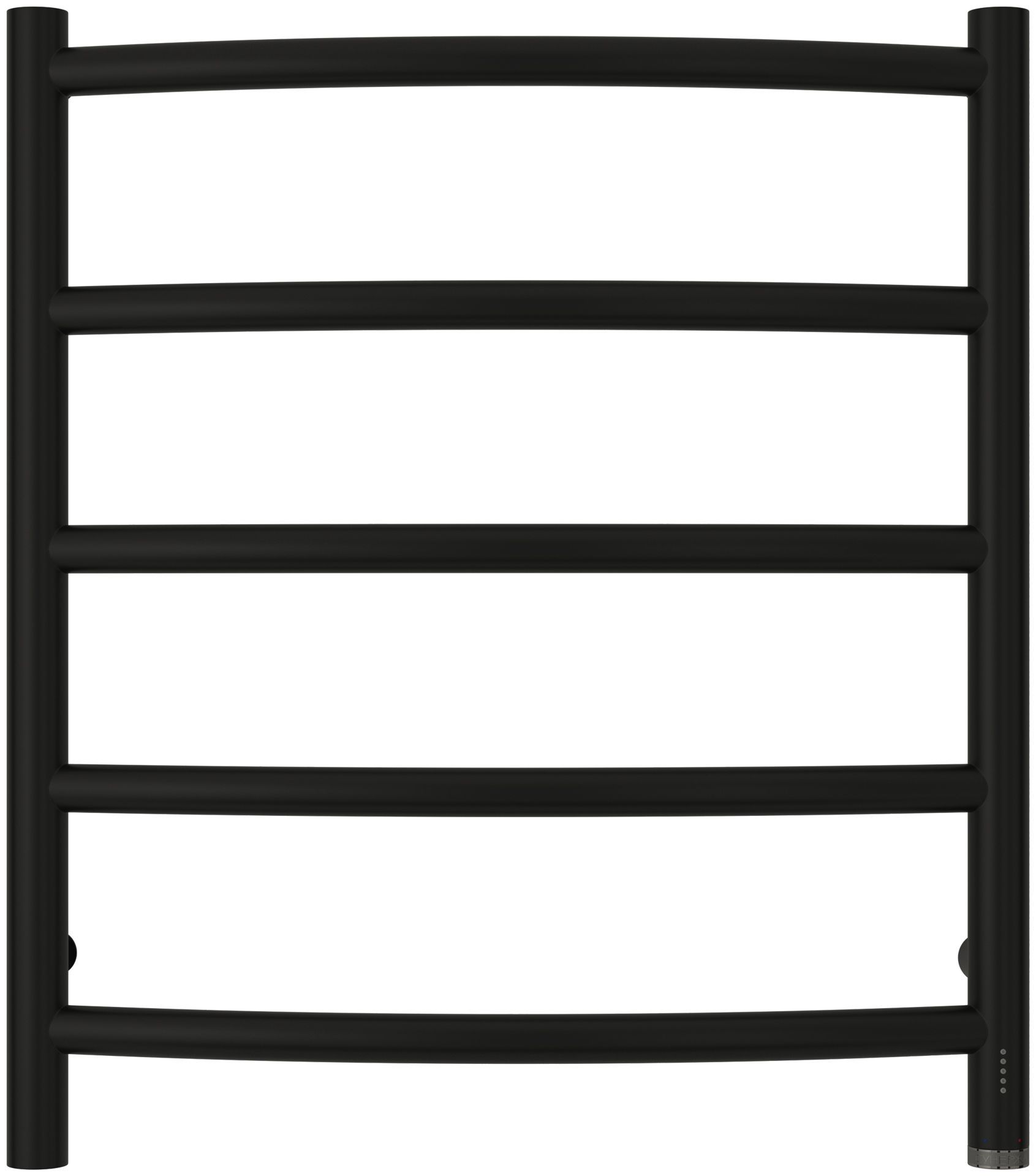 Полотенцесушитель электрический "ГАЛАНТ 4.0" 600х500 правый (Матовый чёрный)