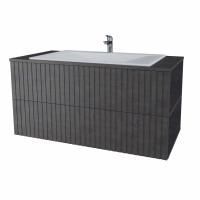 Тумба подвесная "Дэрри 100", бетон / цемент, Pulsus 70