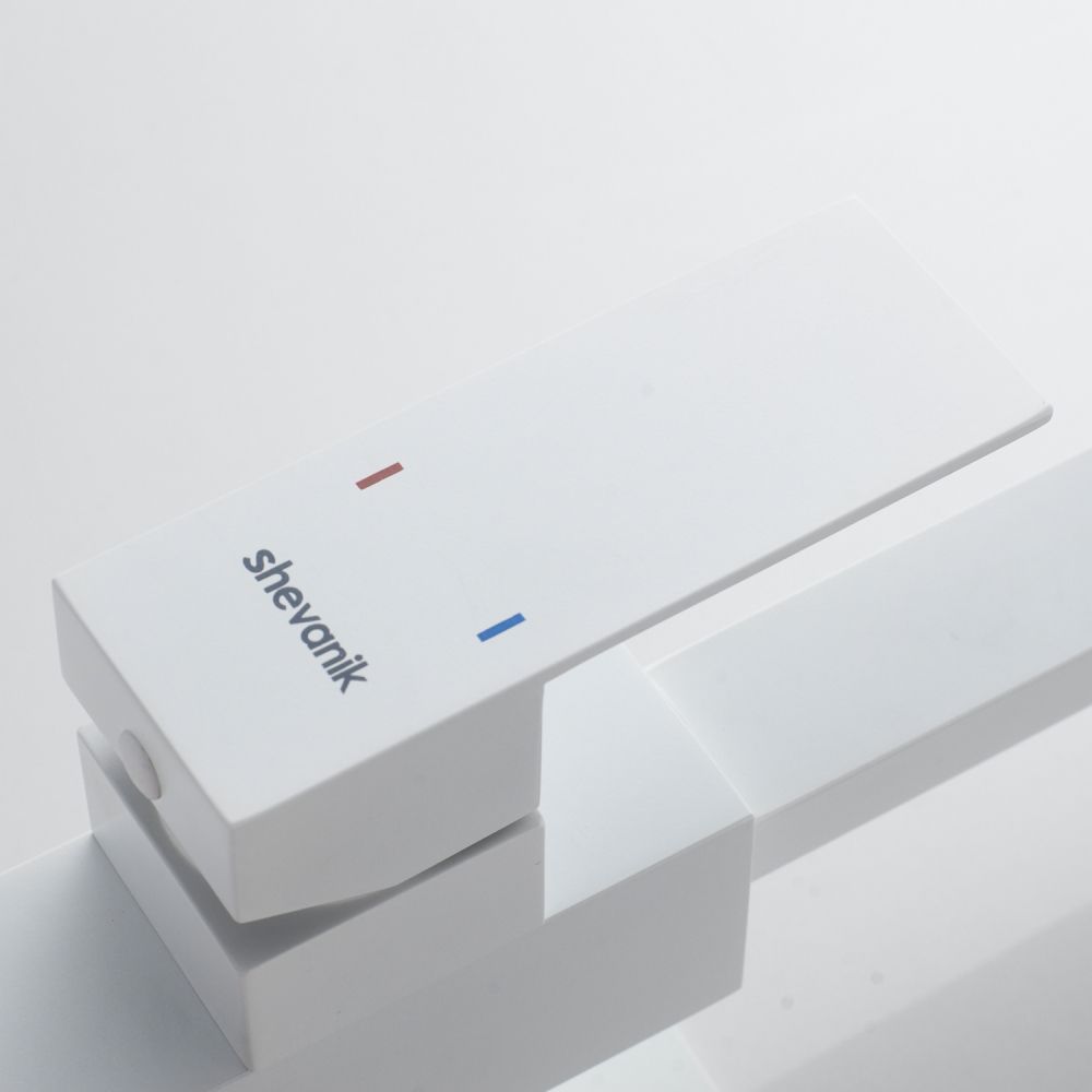 Смеситель для кухни с подключением фильтра Shevanik S148C, белый