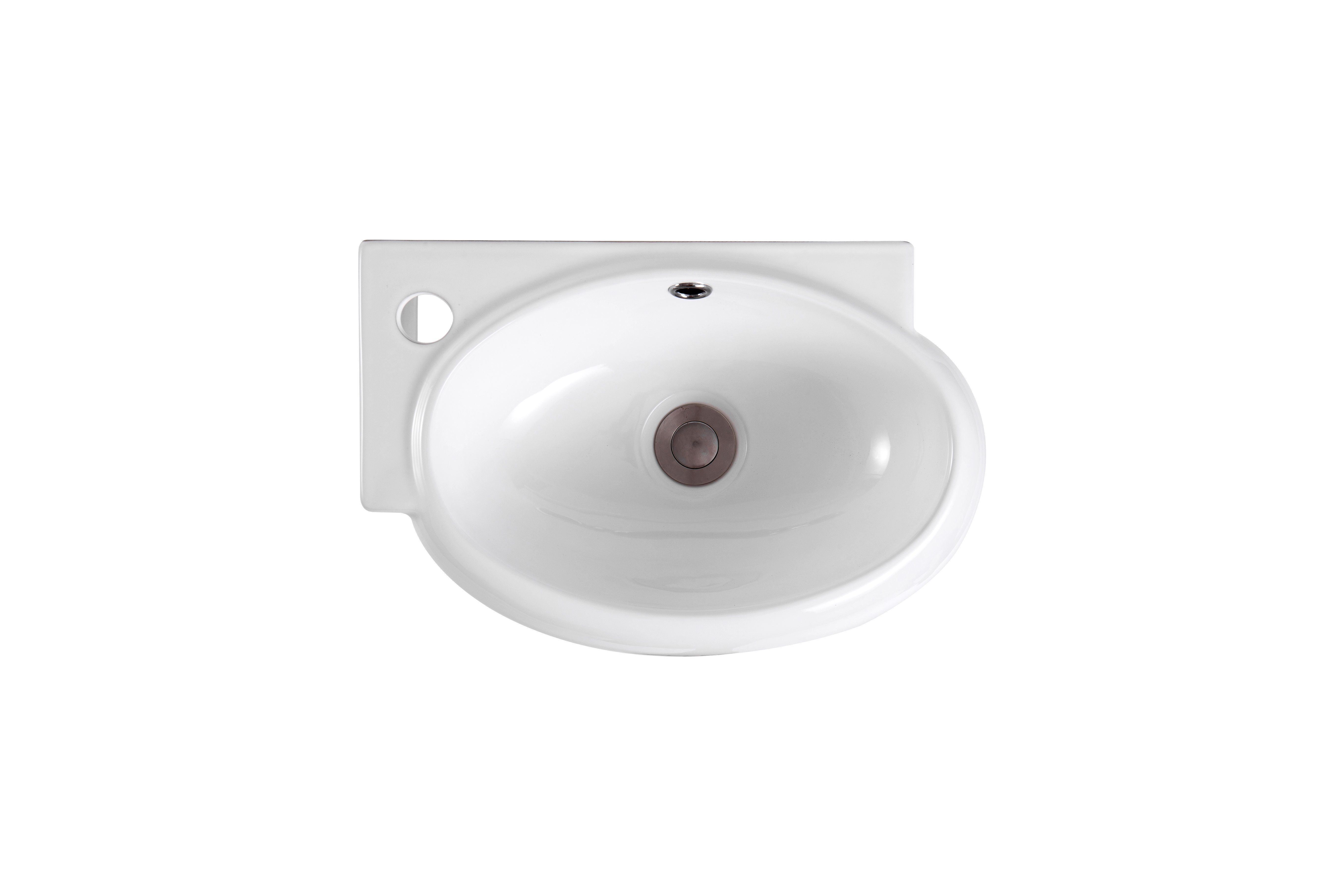 Раковина подвесная угловая AQUATEK AQ5303-00 420*280*145 мм , смеситель слева Раковина подвесная угловая AQUATEK AQ5303-00 420*280*145 мм , смеситель слева