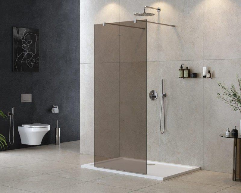 Душевая перегородка CEZARES LIBERTA-L-2 Кронштейн 120 см, артикул LIBERTA-L-2-115-120-C-Cr