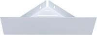 Полка Aquanet Магнум 28x28 белая матовая, угловая Полка Aquanet Магнум 28x28 белая матовая, угловая