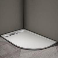 Душевой поддон Veconi Tezeo stone TZ-06L, 1200x900x30, искусственный камень, белый