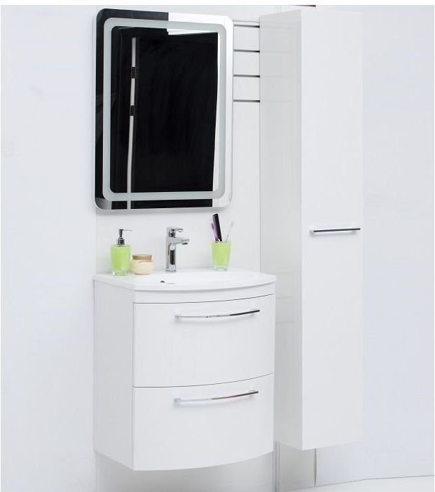 Шкаф-пенал De Aqua Тока 1 35 R белый