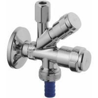 Вентиль угловой GROHE комбинированный 1/2 -3/8 для подключения смесителей, хром (41073000) Вентиль угловой GROHE комбинированный 1/2 -3/8 для подключения смесителей, хром (41073000)