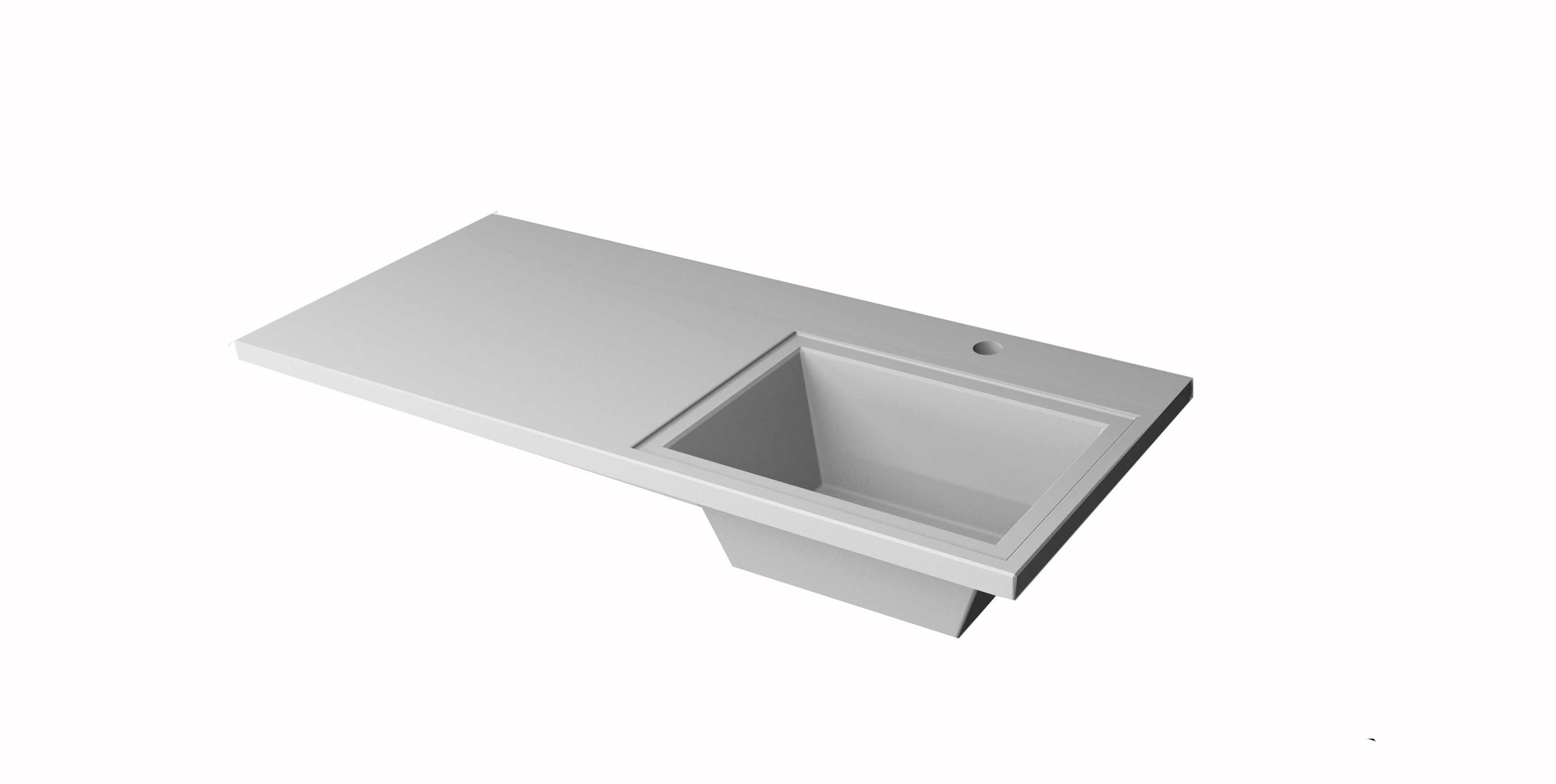 Раковина над стиральной машиной Мадлен 100, правая