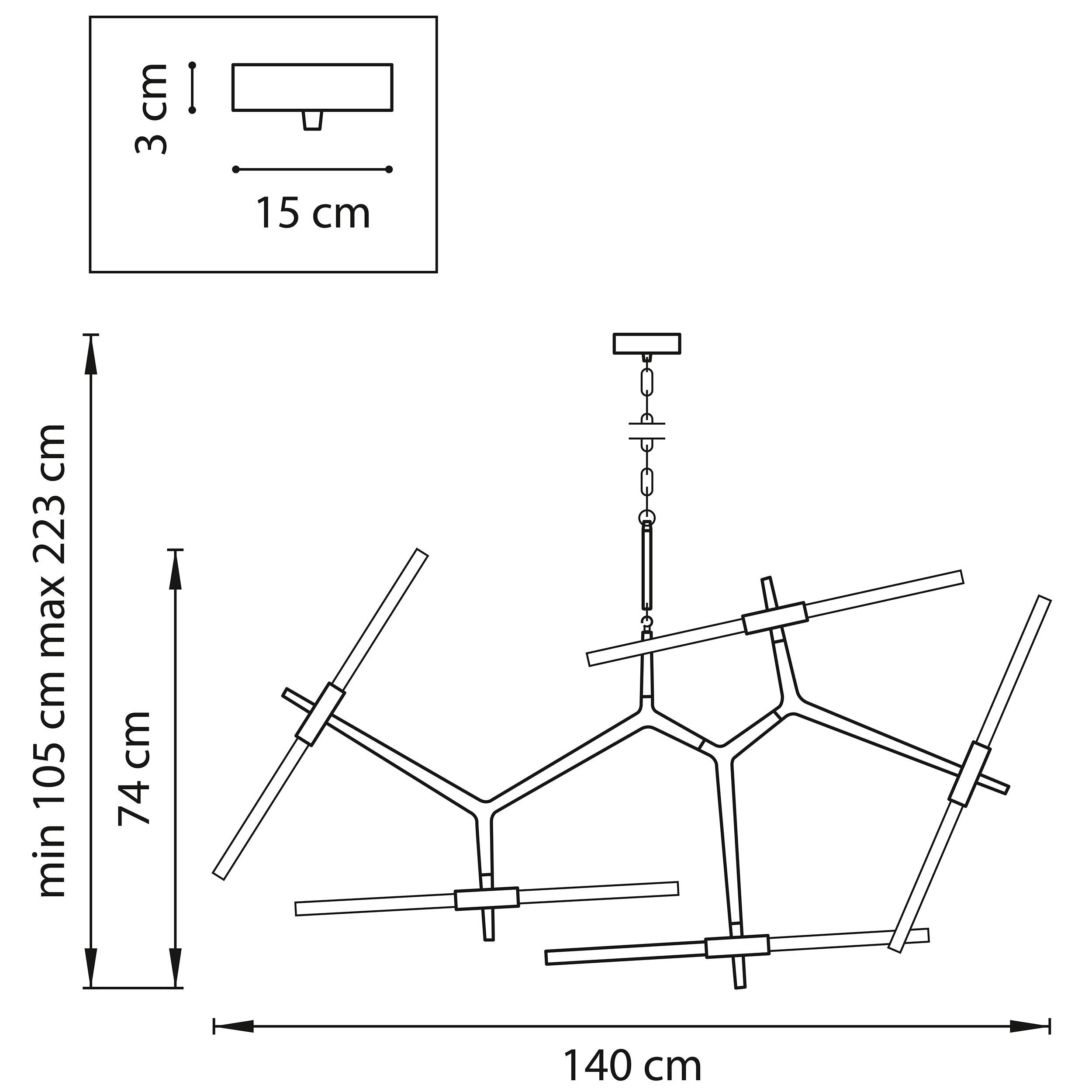 Люстра подвесная Struttura Lightstar 742106