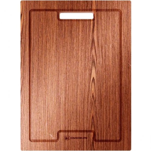 Доска разделочная, OMOIKIRI, CB-01-WOOD, ширина, мм-300, глубина, мм-430, материал-дерево, цвет-венге, доска устанавливается на чашу мойки или на ее крыло, создавая дополнительную площадь для работы; разделочная доска CB-01-WOOD для моек Omoikiri, подходи