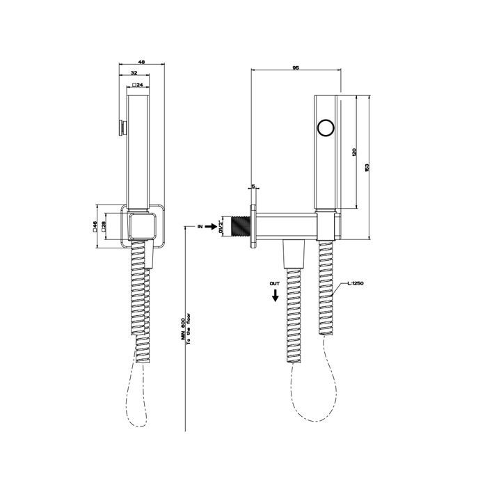Gessi iSpa Гидроершик, цвет: черный Gessi iSpa Гидроершик, цвет: черный