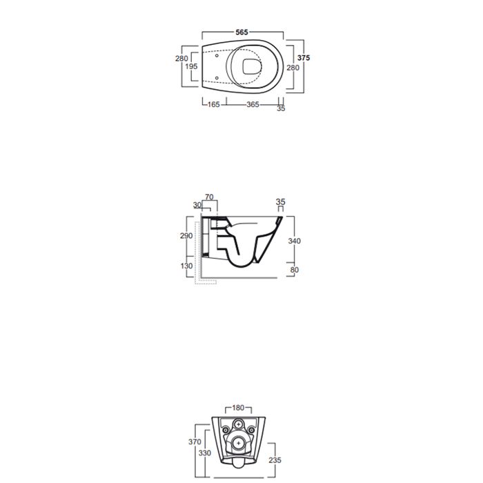 SIMAS Комплект крепежей для подвесного унитаза/биде, артикул F85