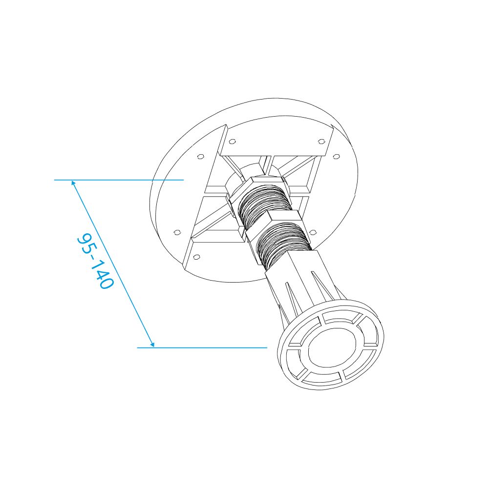 Ножки для поддона RGW N-01 (10) Ножки для поддона RGW N-01 (10)