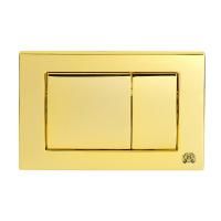 METAL DUAL Клавиша двойная универсальная h163x243 мм.(металл), золото