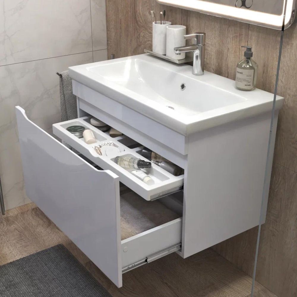 Тумба под раковину подвесная VIGO Grani 166, 80 см, артикул 166