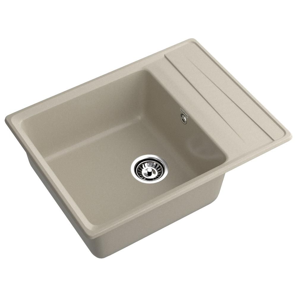 Кухонная мойка GranFest LEVEL 660L, топаз, артикул LV-660L топаз