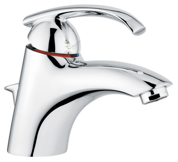 Emmevi Ramses, однорычажный смеситель для раковины с донным клапаном, цвет хром