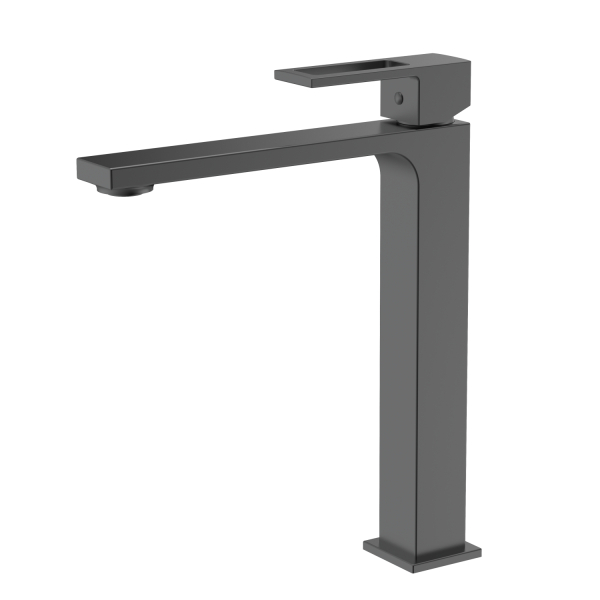 Смеситель для раковины высокий DQ Dortmund графит (DA1712006)