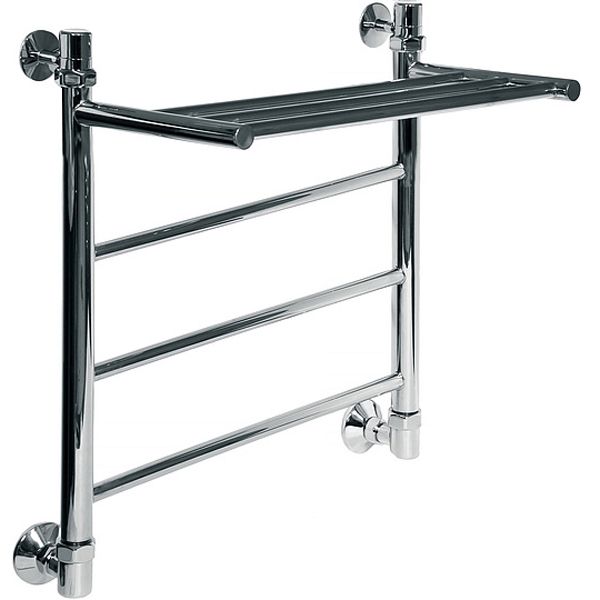 Водяной полотенцесушитель Ника Classic ЛП/ВП 50x50 с полкой Хром