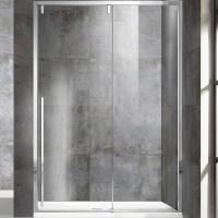 Душевая дверь Vincea Lugano VDS-1L130CL-1 130x195 профиль Хром стекло прозрачное