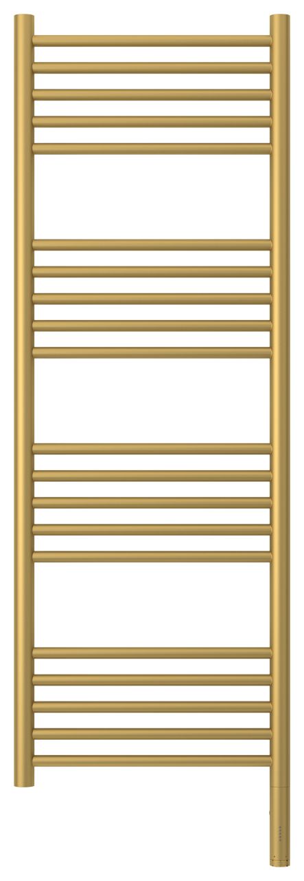 Полотенцесушитель электрический "БОГЕМА 3.0" прямая 1200х400 / МЭМ правый (Матовое золото)