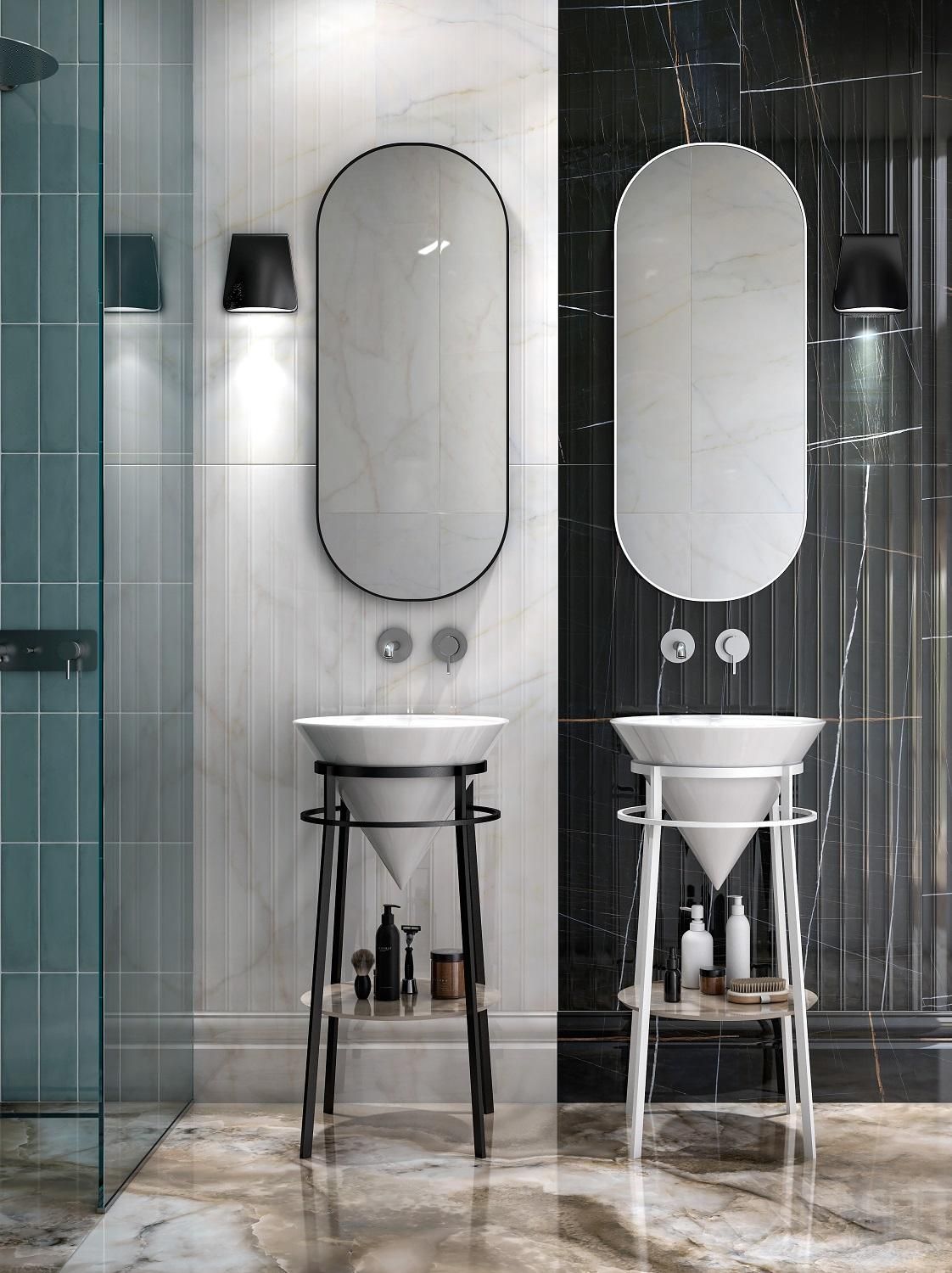 Металлическая структура CONO напольная 44, белая матовая