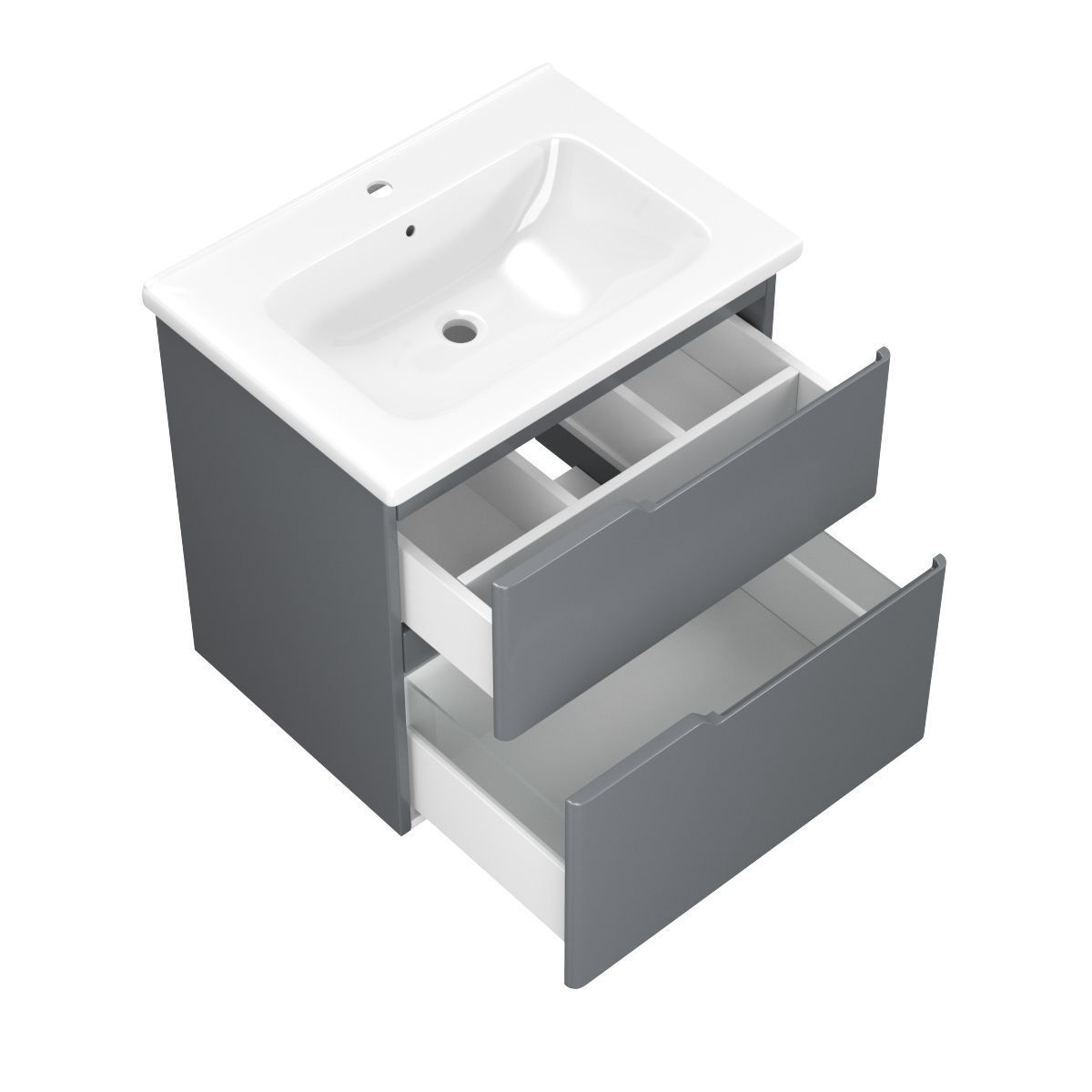 Тумба Hella stor 65, серый лак