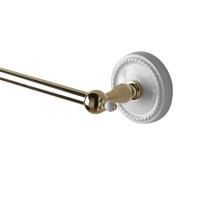 Devon DOROTHY полотенцедержатель настенный, 61см, держатели цвет: золото светлое/белый