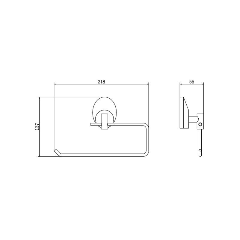 Держатель для бумажных полотенец FASHUN A1603-2, хром