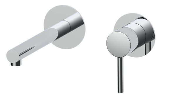 AQG Stick, встраиваемый в стену однорычажный смеситель для раковины, цвет хром