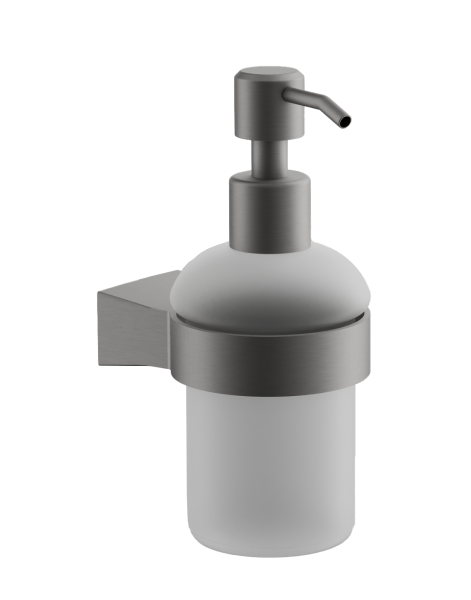 Дозатор жидкого мыла BELZ B91227, оружейная сталь