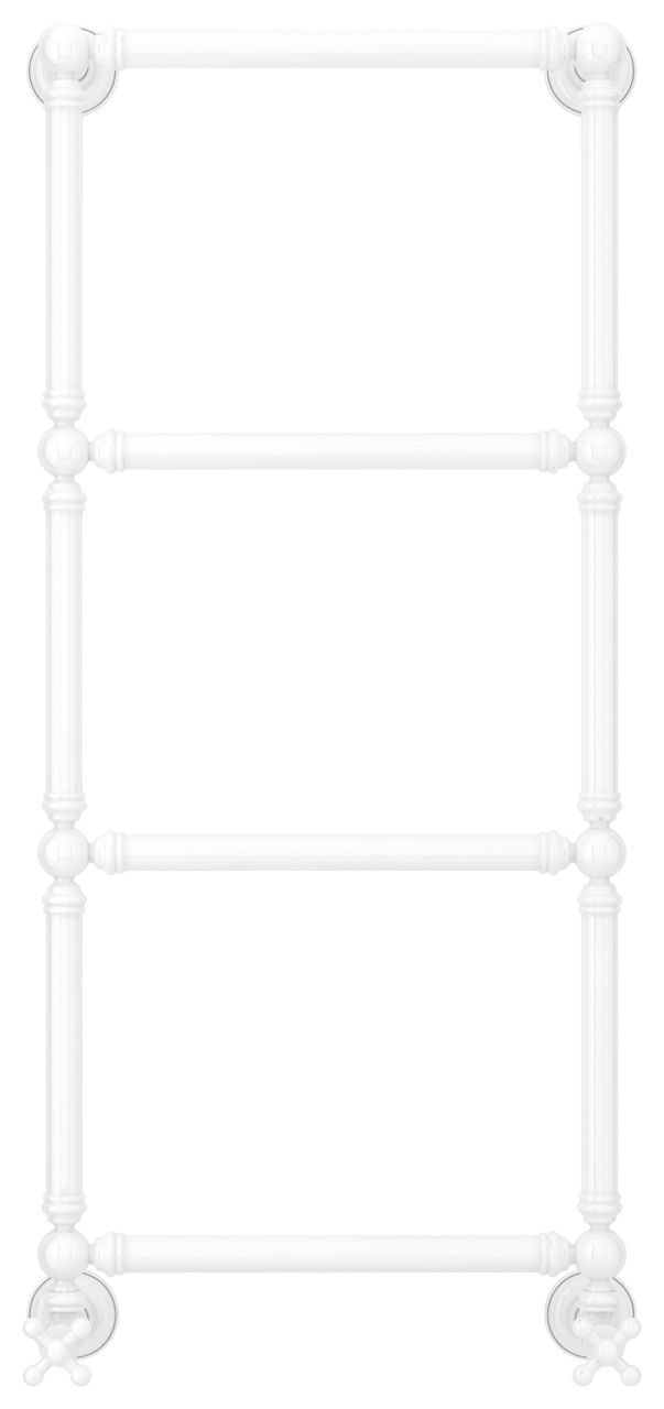 Полотенцесушитель, Сунержа, Ренессанс 1304, водяной, ширина, мм-472, глубина, мм-184, высота, мм-1033, межосевое расстояние-400, подключение-нижнее, мощность, Вт-231, присоединительный размер-НР G 1/2" / НР G 3/4" (эксцентрик), материал-нержавеющая сталь,