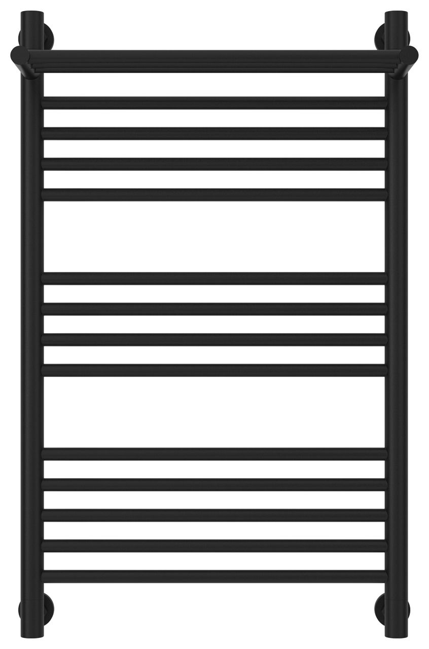 Полотенцесушитель водяной "БОГЕМА 1П +" 800х500 (Матовый Чёрный)