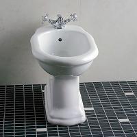 Devon New Etoile Биде напольное 33,5x54xh39 см. с 1 отв. под смеситель, цвет белый