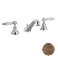 CISAL Arcana Toscana Смеситель для раковины на 3 отверстия с донным клапаном, цвет бронза