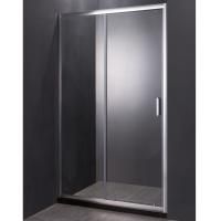 Душевая дверь в нишу Orange E02-130TCR 130 профиль Хром стекло прозрачное