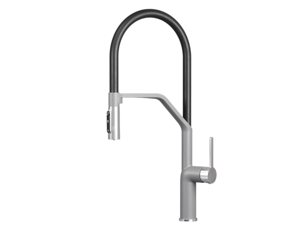 Смеситель для кухни GRANULA (9012, АЛЮМИНИУМ)