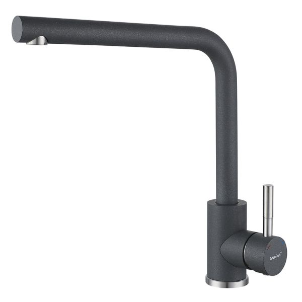 Смеситель для кухни GranFest Z-5411, темно-серый
