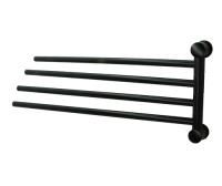 K-1034BLACK Держатель полотенец четверной K-1034BLACK Держатель полотенец четверной