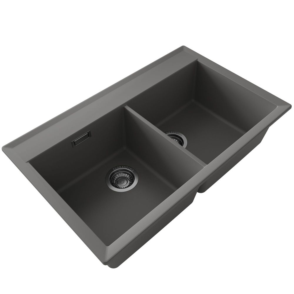 Кухонная мойка Florentina ТОСКАНА 17.050.E0820.307, серый шёлк, артикул 17.050.E0820.307