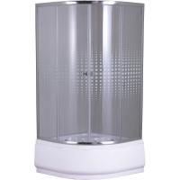 Душевой уголок Parly Z901 90х195 профиль Полированный алюминиевый стекло прозрачное