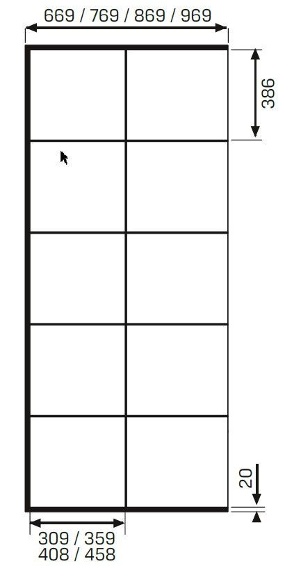 Душевое ограждение NEW TRENDY NEW MODUS BLACK 100x200 EXK-0103 (черный)