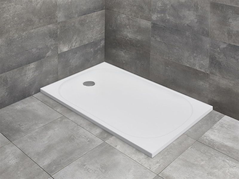 Душевой поддон из искусственного камня Radaway Zantos F 100x80x3,2 Белый