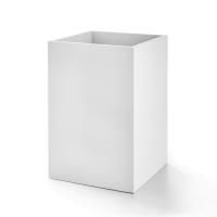 Урна, 3SC, BeMood, без крышки, ширина, мм-200, глубина, мм-200, высота, мм-295, тип установки-напольный, цвет-белый