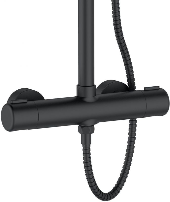 Душевая система Agger Thermo A2451244 Черная