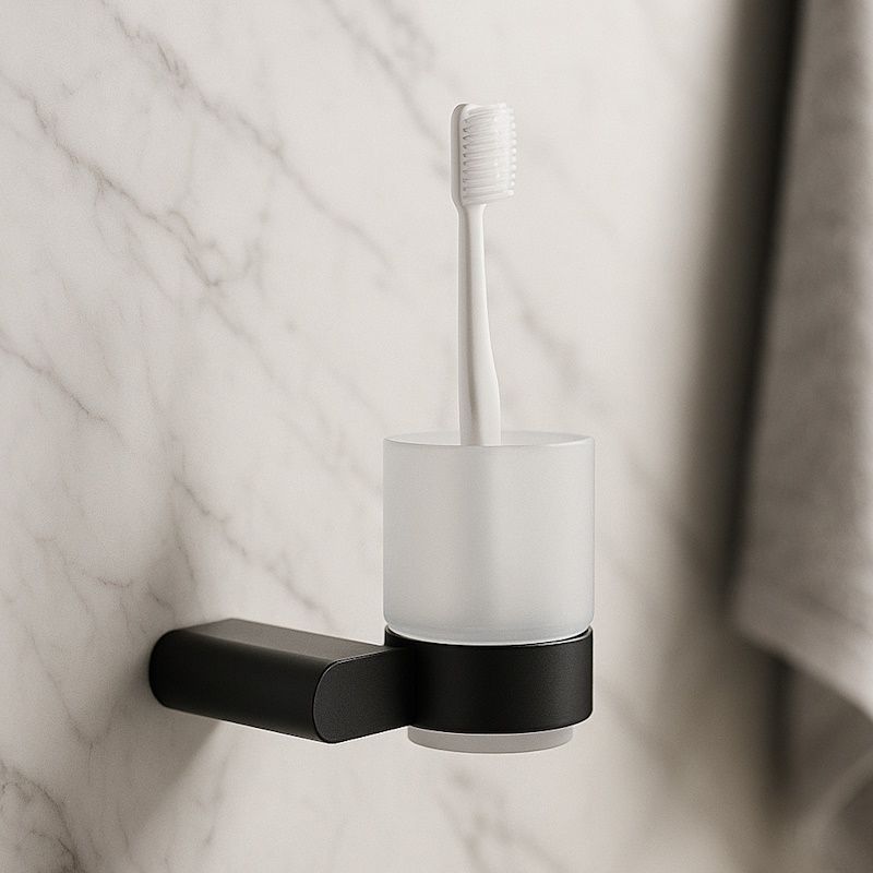 Стакан для ванной комнаты Knotlor SC102BL, черный