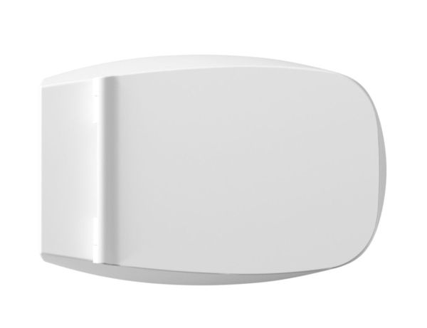 Alice Nur, быстросъемное ультратонкое сиденье с микролифтом, цвет белый глянцевый